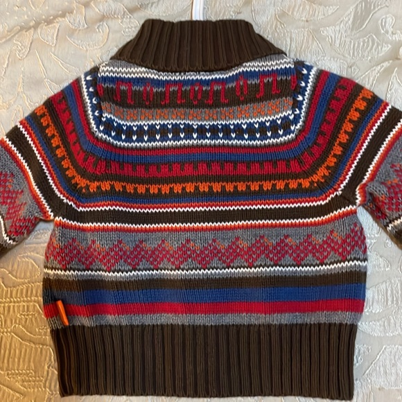 Genuine baby from OshKosh Newborn SZ 3M 100% Cotton Button Up Knit Sweater NWT - Picture 9 of 10